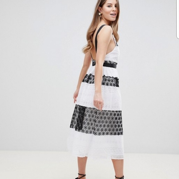 Nwt Asos lace midi dress - Picture 2 of 5